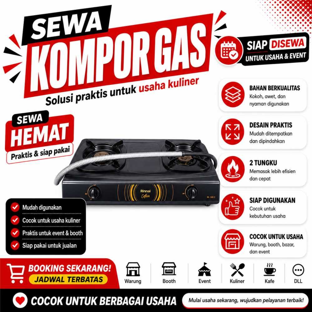 Sewa Kompor Gas