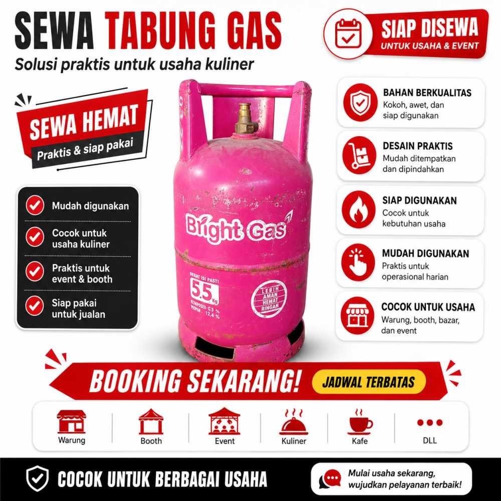 Sewa Tabung Gas LPG